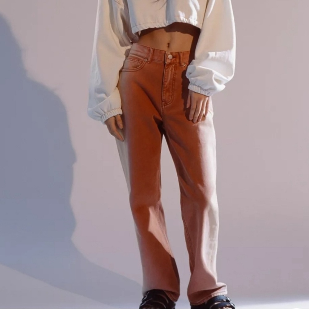 BDG Women's Straight Leg Jeans - Warm Brown